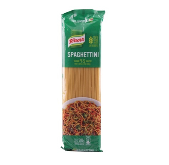 Knorr Fideos Spaghettini Long Pasta - No Additives, 500 g / 1.1 lb (pack of 3)
