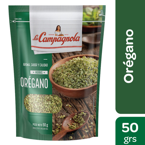 Campagnola Hierbas Orégano Spice, 50 g / 1.76 oz  zipper pouch (pack of 3)