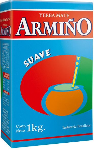 Armiño Yerba Mate Suave from Uruguay, 1 kg / 2.2 lb