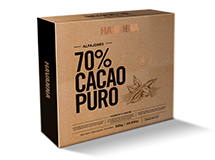 Havanna Alfajor 70% Dark Cacao Chocolate with Dulce de Leche, Wholesale Bulk Box, case of 9 units (box of 8 cases)
