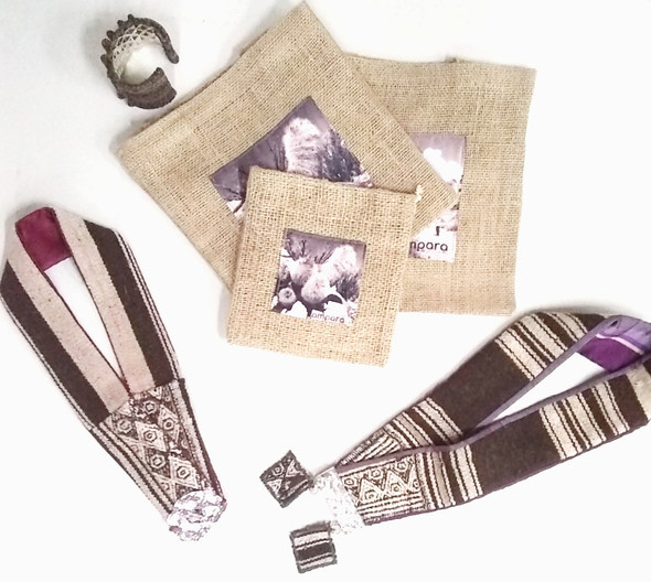 Ampara Textil - Andes Collection Delicate & Unique Handcrafted Pieces Made with Original People Communities Textiles - Uakata Necklace, Muyu Necklace & Hornocal Bracelet - Wirin Serie