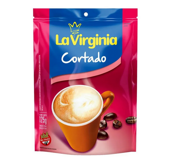La Virginia Traditional Cortado Coffee Powder, 125 g / 4.41 oz pouch