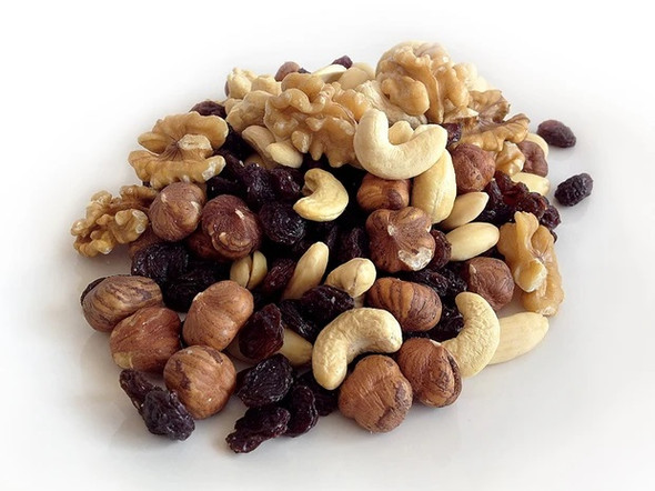 Mix de Frutas Mixed Nuts, Peanuts, Almonds & Raisins, 1 kg / 2.2 lb bag