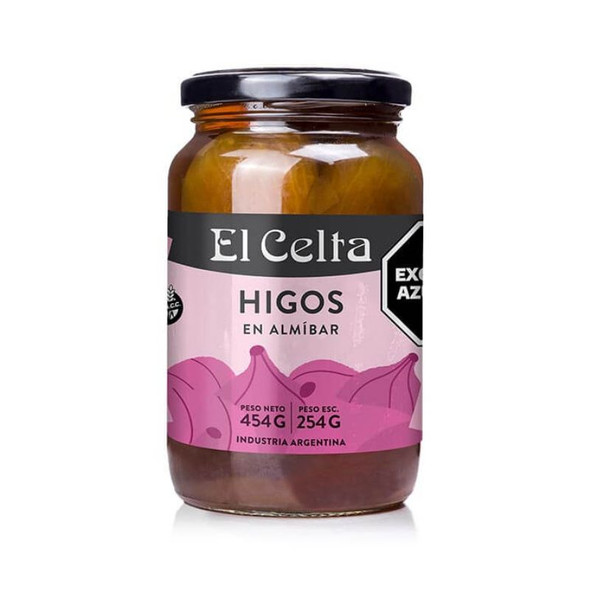 El Celta Higos en Almíbar Figs in Syrup, 454 g / 16 oz 