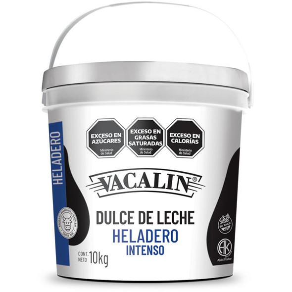 Vacalín Intenso Dulce de Leche Heladero Heladería Dulce de Leche for Ice Cream, 10 kg / 22.01 lb
