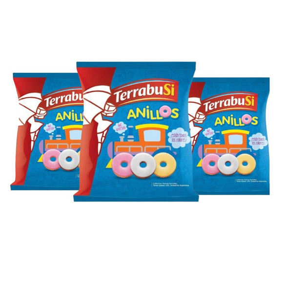 Anillos Terrabusi Galletitas Sweet Ring Cookies, 170 g / 5.99 oz (pack of 3)