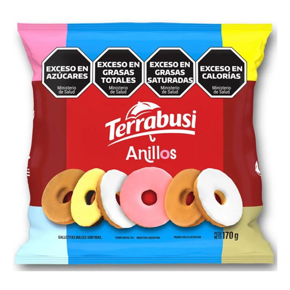 Anillos Terrabusi Galletitas Sweet Ring Cookies, 170 g / 5.99 oz (pack of 3)
