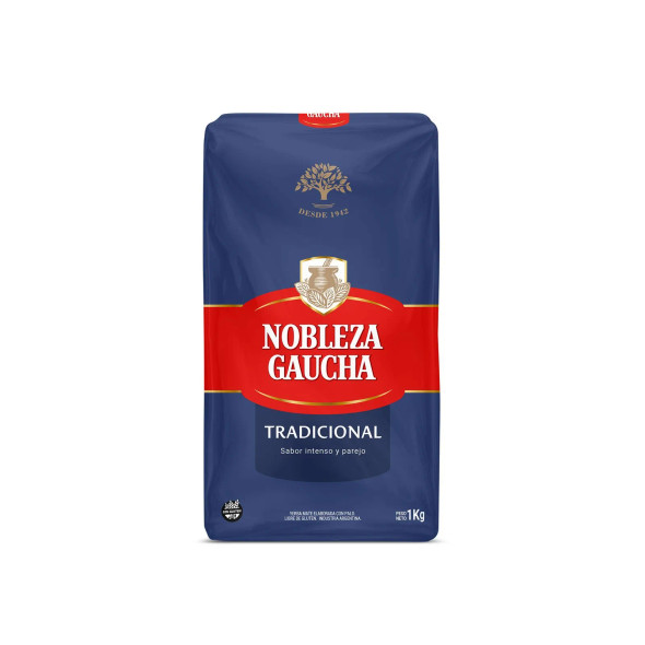 Nobleza Gaucha Azul Selección Yerba Mate Traditional Selection, 1 kg / 2.2 lb ea