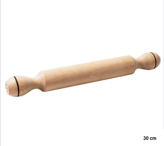 Palo Para Amasar Palo Gastronómico Wooden Rolling Pin Dough Roller for All Baking Needs, 30 cm / 11.8"