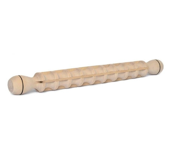 Palo Gastronómico Para Ravioles Ravioli Rolling Pin Wooden Rolling Pin for Pasta - 36 Square Raviolis, 50 cm / 19.7"