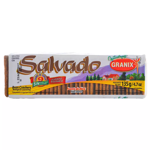 Galletitas Granix Salvado Bran Crackers, 135 g / 4.7 oz (pack of 3)