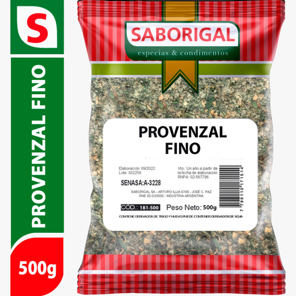 Saborigal Provenzal Fino Condimento Premium Provencal Spice, 500 g / 1.1 lb bag