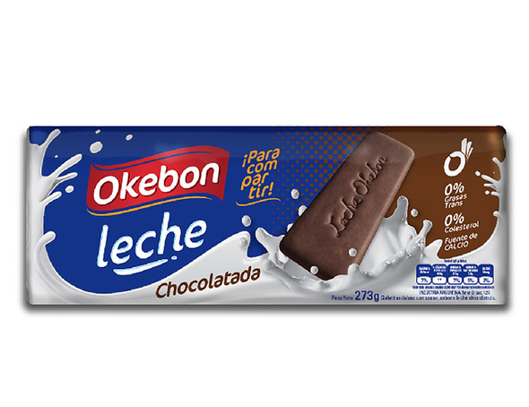 Okebon Chocolatada Sweet Thin Chocolate Cookies, 273 g / 9.62 oz (pack of 3)