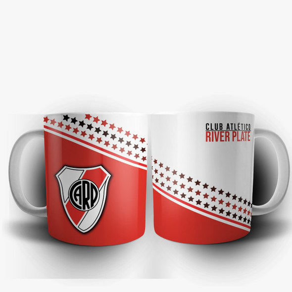 Taza River Plate Escudo Coffee Mug Tea Cup River Football Team Design - Ceramic Cup Printed On Both Sides