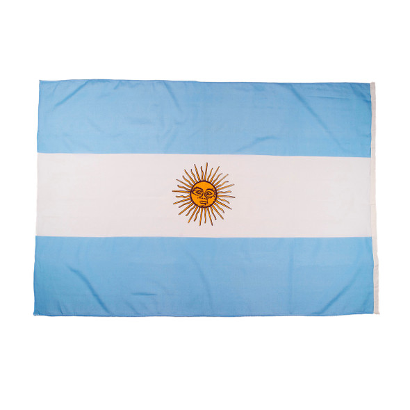 Bandera Argentina Argentinian National Flag Polyester Flag Vivid Colors - For Indoors, Outdoors & Mast, 90 cm x 150 cm / 35.4" x 59"