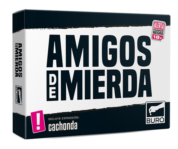 Amigos De Mierda 1 Juego de Cartas Social Humour Cards Game Ideal for Parties - Includes Cachonda Expansion (Spanish)