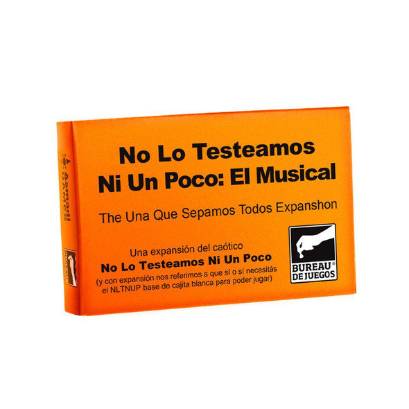 No Lo Testeamos Ni Un Poco: El Musical Expansión Social Humour Cards Game Gallant Game Ideal for Parties - Expansion (Spanish)