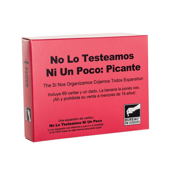 No Lo Testeamos Ni Un Poco: Picante Expansión Social Humour Cards Game Gallant Game Ideal for Parties - Expansion (Spanish)