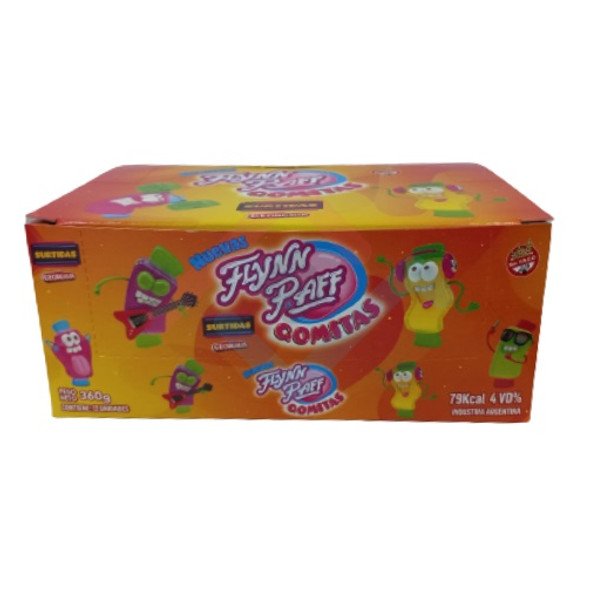 Flynn Paff Gomitas Surtidas Assorted Candies Gummies Soft & Chewy Candy Apple, Grape & Banana Flavor - Gluten Free, 30 g / 1.05 oz (box of 12) Flynn Paff Gomitas Surtidas Assorted Candies Gummies Soft & Chewy Candy Apple, Grape & Banana Flavor - Gluten Free, 30 g / 1.05 oz (box of 12)