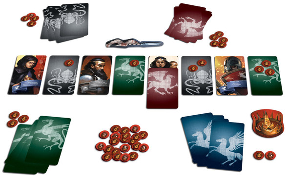 Oriflamme Tactical Cards Game Medieval Kingdom Juego de Táctica Cards Board Game by Buró (Spanish)