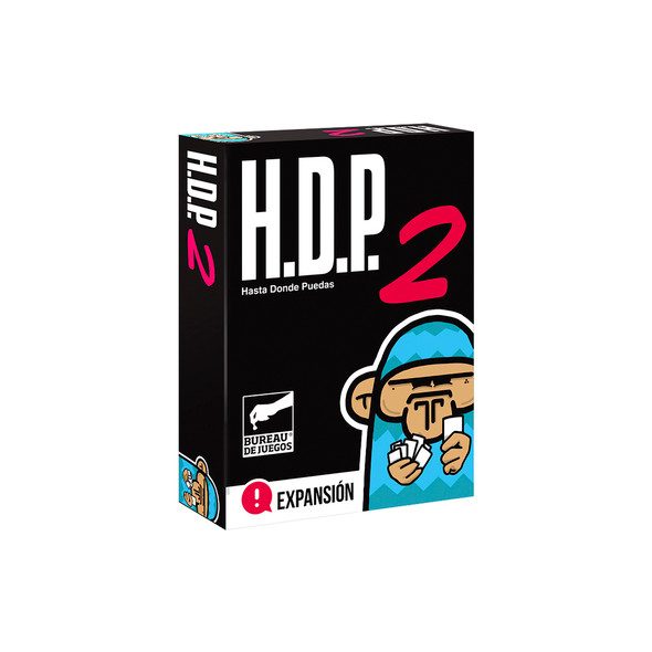 H.D.P Hasta Donde Puedas 2 Expansion Humor Board Game with Cards Ideal for Parties Expansión 2 by Buró (Spanish)