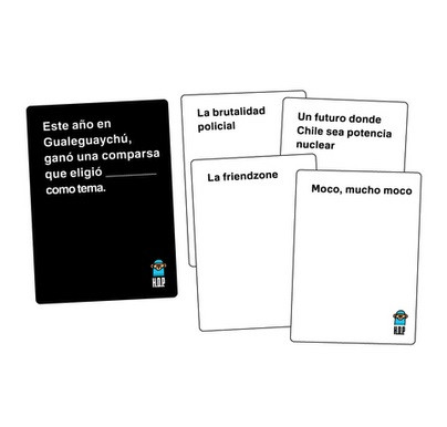 H.D.P Hasta Donde Puedas 2 Expansion Humor Board Game with Cards Ideal for Parties Expansión 2 by Buró (Spanish)