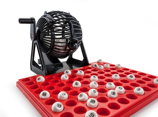 Un Bingo En Mi Casa Bingo Lottery Game with Cage, Board, Balls, Cards & Chips Family Game by Ruibal