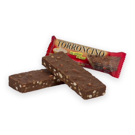 Torroncino Large Bars Felfort Barra de Chocolate Dietética Diet Chocolate Bar with Skim Milk & Cereal, 10 x 60 g / 10 x 2.12 oz