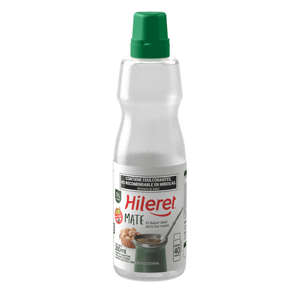 Hileret Mate Edulcorante Sweetener for Mate or Tereré Hot or Cold Food & Beverages, 200 ml / 6.8 fl oz