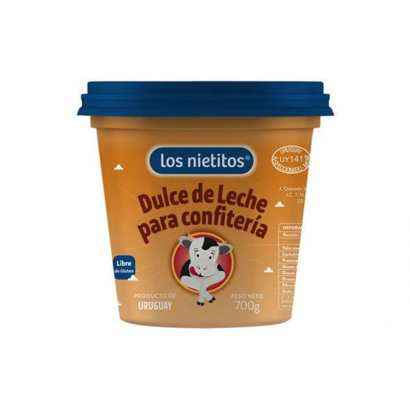 Los Nietitos Dulce de Leche Confitería Repostero Caramel for Bakery from Uruguay, 700 g / 24.6 oz