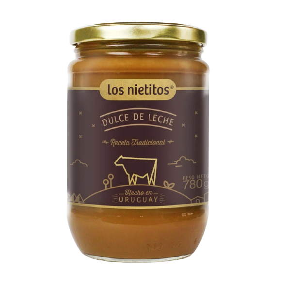 Los Nietitos Dulce de Leche Receta Tradicional Traditional Caramel, 780 g / 27.51 oz