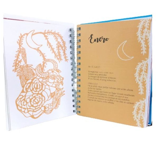 Agenda 2022 Año Del Tigre Chinese Horoscope Daily Personal Planner with Illustrations & Tips by Ludovica Squirru Dari - Spiral Hardcover Agenda