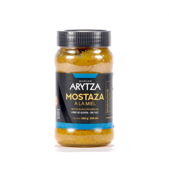 Arytza Mostaza A La Miel Premium Honey Mustard Soft & Sweet Flavor - Gluten Free, 360 g / 12.7 oz 