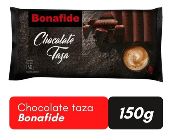 Bonafide Dark Chocolate Bar Cooking Hot Milk Submarino/Remo, 150 g / 5.29 oz bar