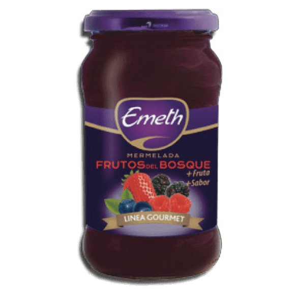 Emeth Mermelada Línea Gourmet Frutos del Bosque Fruits of The Forest Jam, 454 g / 16.01 oz