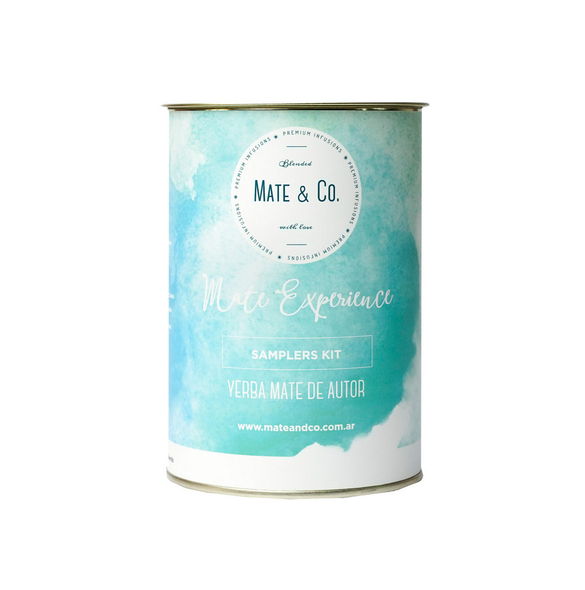 Mate & Co Lata Mate Experience Organic Yerba Mate Blend Premium Samplers Kit - Despalada No Stems, 280 g / 9.9 oz