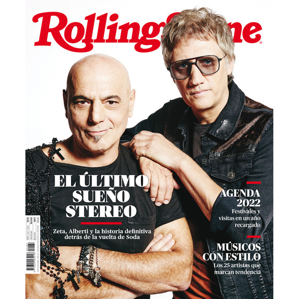 Revista Rolling Stone Magazine February 2022 Edition Zeta Bosio & Charly Alberti Cover Music Magazine by La Nación - Print (Spanish)