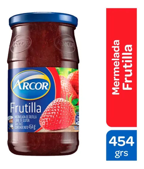 Arcor Mermelada de Frutilla Strawberry Jam, 454 g / 16.01 oz