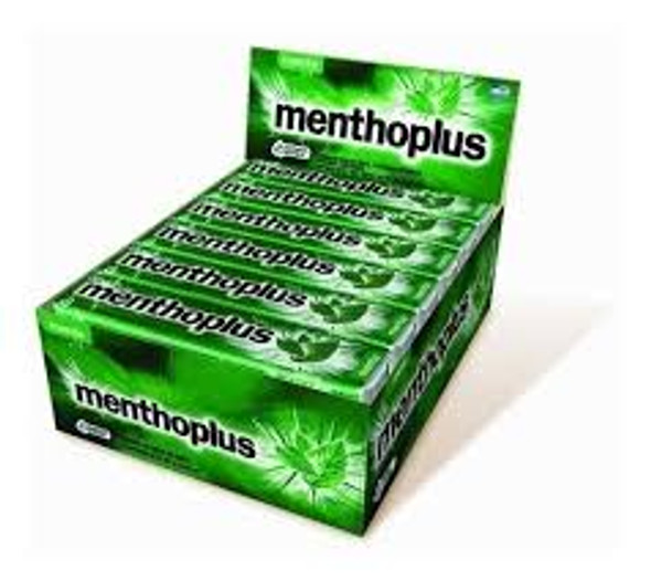 Menthoplus Menta, Mint Lyptus Hard Candy Whit Menthol and Pectina, 29.4 g / 1.03 oz ea (box of 12)