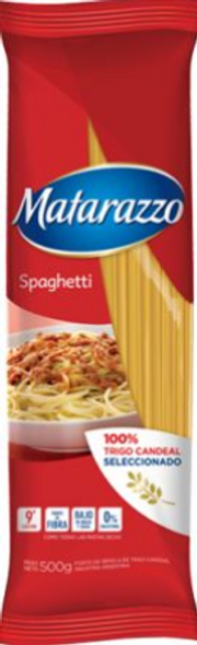 Matarazzo Spaghetti Noodles Pasta, 500 g / 1.1 lb (pack of 2)