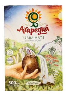 Arapeguá Yerba Mate Certified Organic, 500 g / 1.1 lb