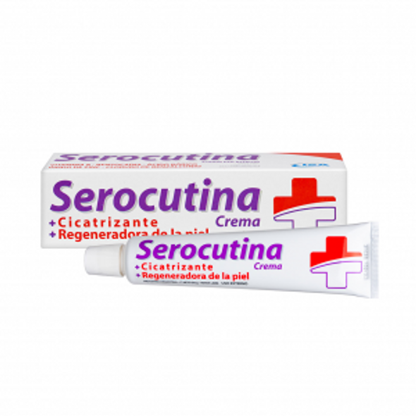 Serocutina Cicatrizante, Skin Regeration Cream with Vitamin A, 30 g / 1.05 oz