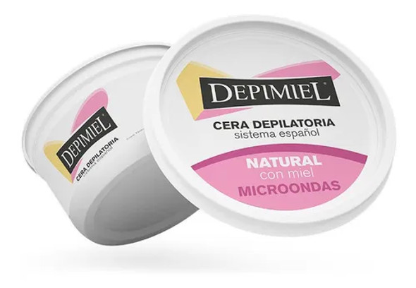 Depimiel Cera Depilatoria En Lata, Hair Removal Canned Wax with Honey, 200  g / 8.8 oz