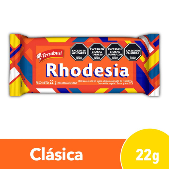 Rhodesia Chocolate Coated Cookie With Lemon Cream Filling 4 Count