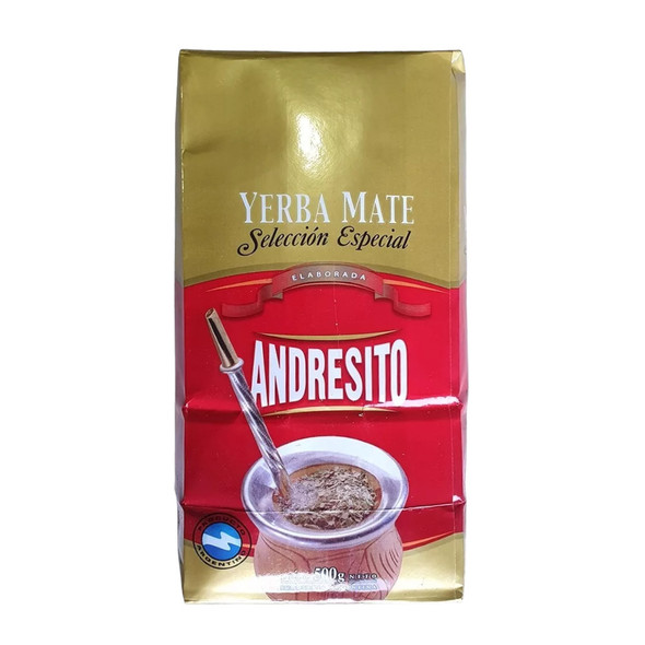 Andresito Selección Especial Yerba Mate Elaborada con Palo by Cooperativa Yerbatera Andresito, 500 g / 1.1 lb