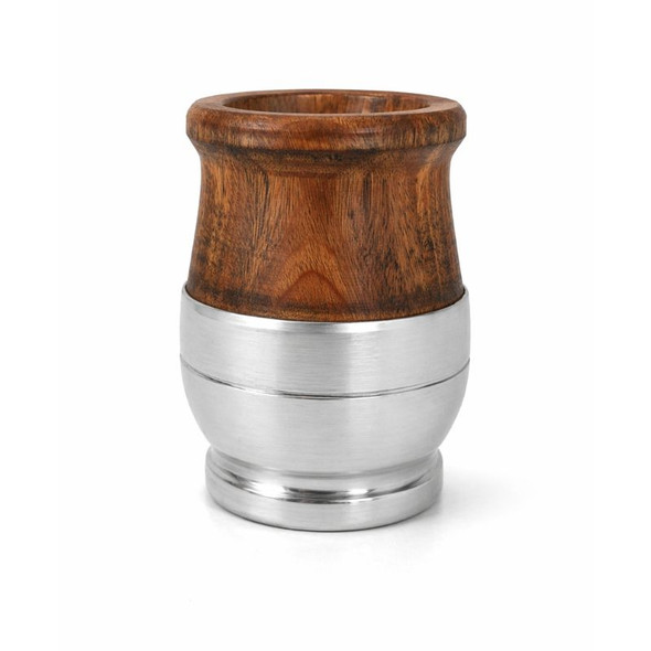 Mate Gourd Palo Santo Wood Half Wrapped in Aluminum Unique Scent