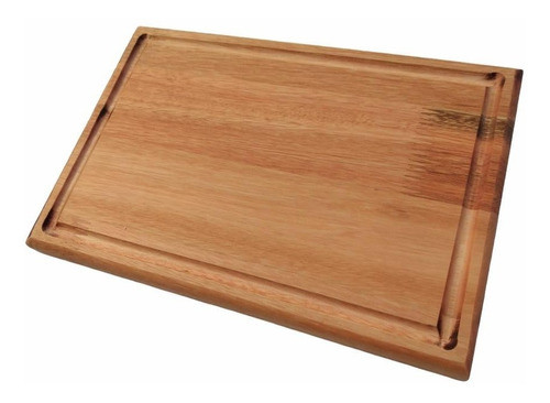 Tabla Plato de Algarrobo Con Ranura Carob Wooden Plate Perfect Cutting Board, 27 cm x 21 cm / 10.6" x 8.26"