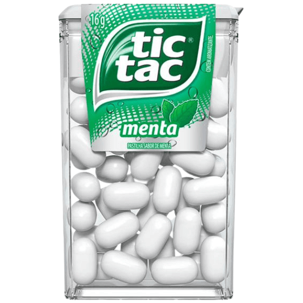 Tic Tac Pastillas Menta Fresh Breath Mints Mint Flavor Candies, 16 g / 0.56 oz ea (12 count)