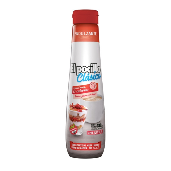 El Pocillo Sweetener for Hot & Cold Food or Beverages, 180 ml / 6.08 fl oz