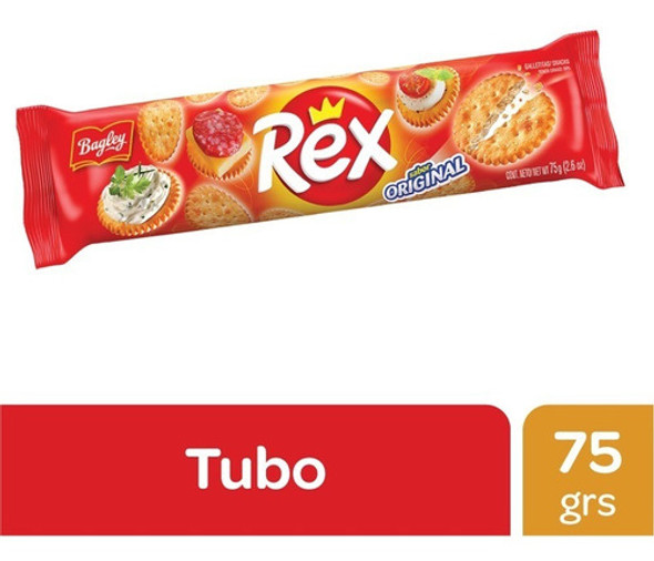 Rex Cheese Snack Crackers Original Flavor Gear Shape, 75 g / 2.64 oz (pack of 3)